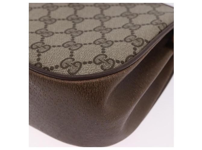GUCCI GG Supreme Web Sherry Line Shoulder Bag PVC Beige 72 02 024 - vista 13