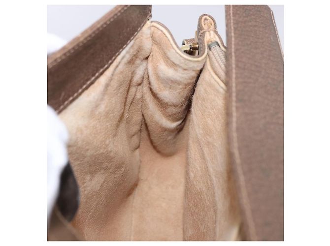 GUCCI GG Supreme Web Sherry Line Shoulder Bag PVC Beige 72 02 024 - vista 17