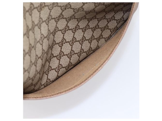 GUCCI GG Supreme Web Sherry Line Tote Bag PVC Beige Gold 39.02.003 - vista 11