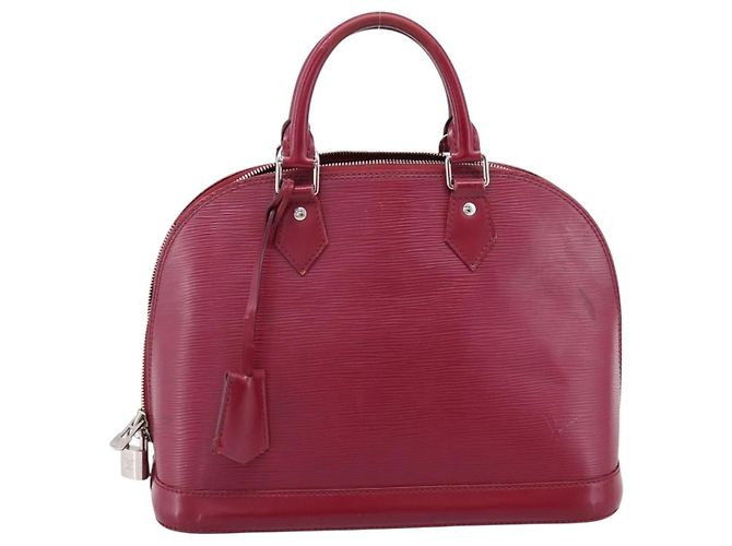 LOUIS VUITTON Epi Alma PM Hand Bag Fuchsia M40490 LV - vista 13