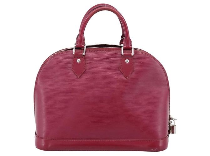 LOUIS VUITTON Epi Alma PM Hand Bag Fuchsia M40490 LV - vista 2