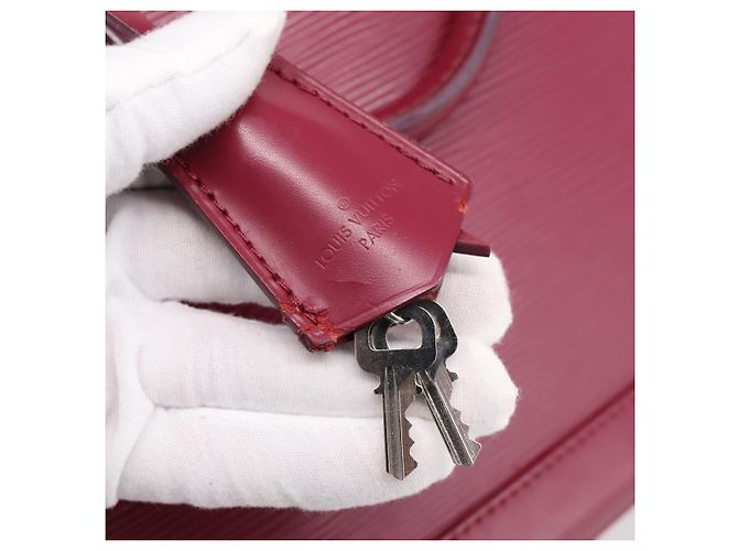 LOUIS VUITTON Epi Alma PM Hand Bag Fuchsia M40490 LV - vista 20