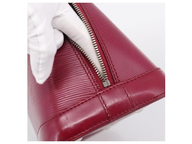 LOUIS VUITTON Epi Alma PM Hand Bag Fuchsia M40490 LV - vista 7