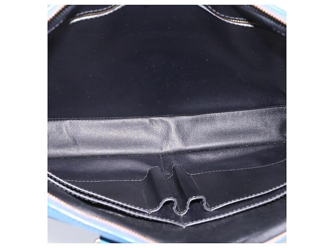 LOUIS VUITTON Epi Porte Documents Voyage Business Bag Blue M54475 LV - vista 10