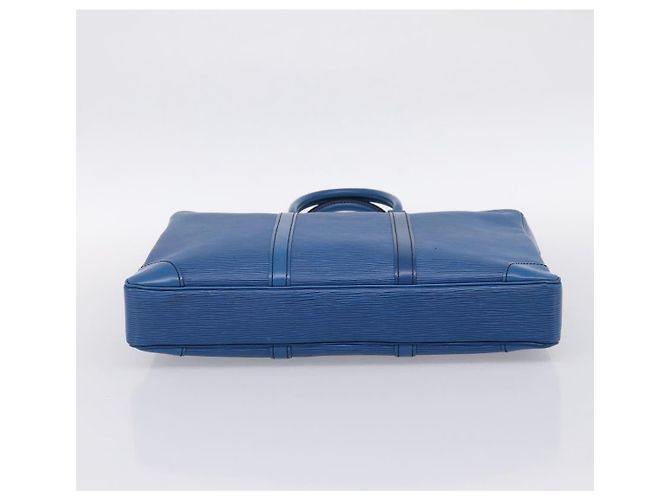 LOUIS VUITTON Epi Porte Documents Voyage Business Bag Blue M54475 LV - vista 5