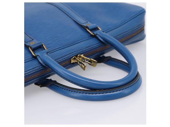 LOUIS VUITTON Epi Porte Documents Voyage Business Bag Blue M54475 LV - vista 7