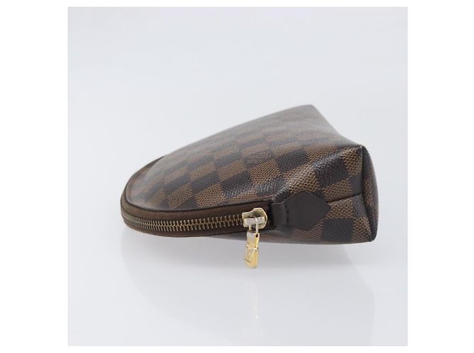 LOUIS VUITTON Damier Ebene Pochette Cosmetic GM Pouch N23345 LV - vista 4