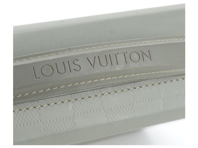Mallette Louis Vuitton Damier Glacé Luke en cuir Vert - vue 10