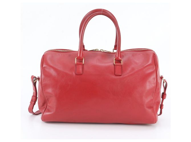 Autre Marque Bolso 2-Way de piel Saint Laurent Paris Roja - vista 4