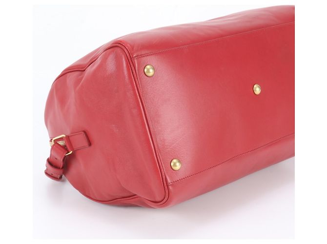 Autre Marque Bolso 2-Way de piel Saint Laurent Paris Roja - vista 6