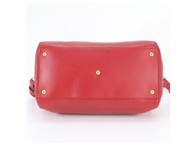 Autre Marque Bolso 2-Way de piel Saint Laurent Paris Roja - vista 7