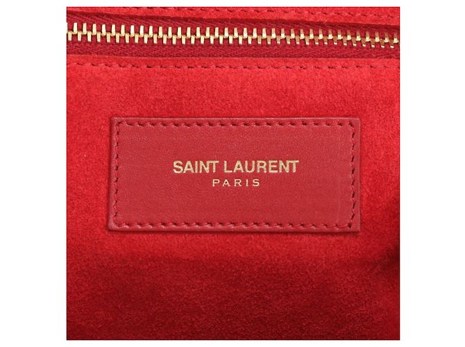 Autre Marque Bolso 2-Way de piel Saint Laurent Paris Roja - vista 9