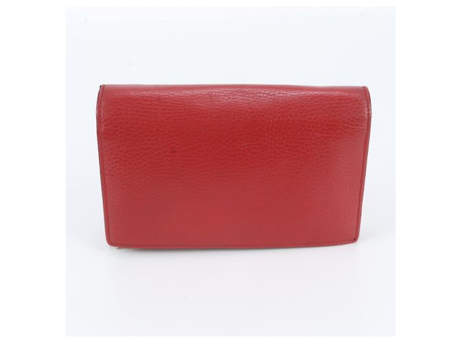 Gucci Interlocking G Chain Schultertasche Rot - Ansicht 3