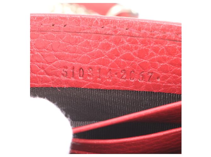 Gucci Interlocking G Chain Schultertasche Rot - Ansicht 9