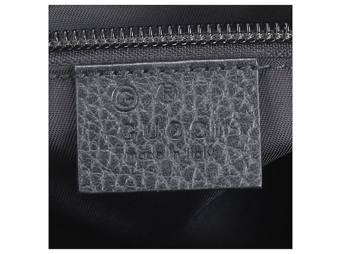 Borsa a tracolla Gucci GG in nylon e pelle Nero - vista 8