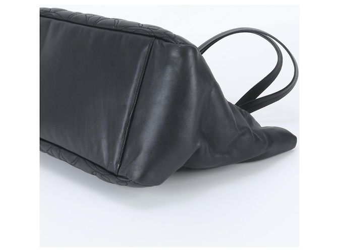 Saco Tote Coach Signature em couro acolchoado Preto - vista 4