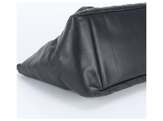 Saco Tote Coach Signature em couro acolchoado Preto - vista 5