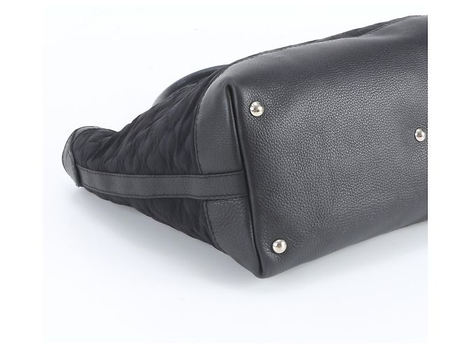Borsa Tote Gucci GG in neoprene e pelle Nero - vista 5