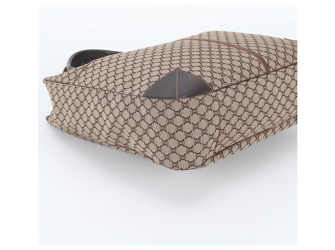 Céline Saco Tote Celine Macadam ST S0 16 em couro Marrom - vista 5
