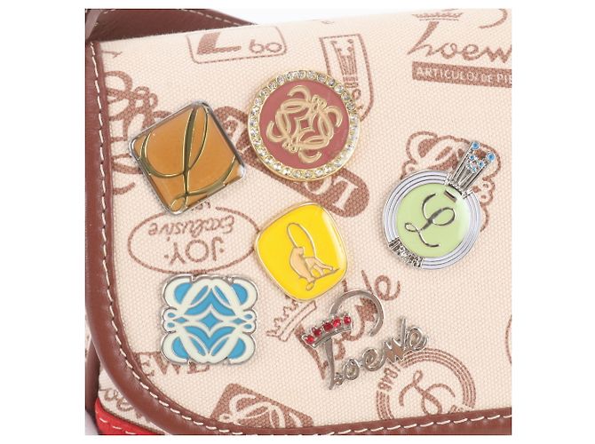 Borsa a tracolla Tote in pelle Anagram Loewe 160th Anniversary da donna Multicolore - vista 8