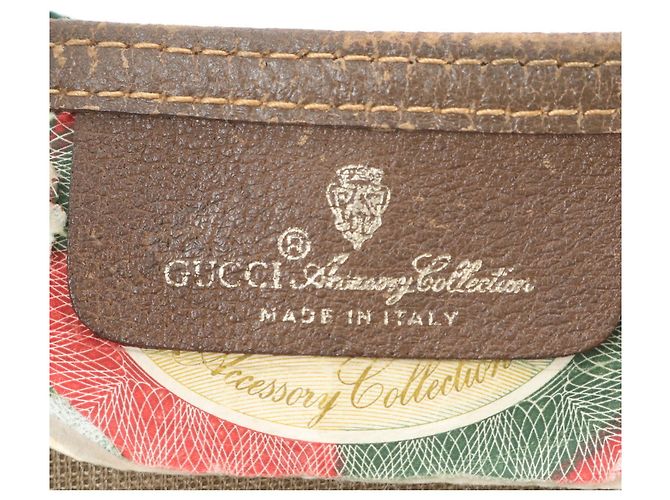Borsa Tote Gucci Old GG Supreme Sherry Line Marrone - vista 10