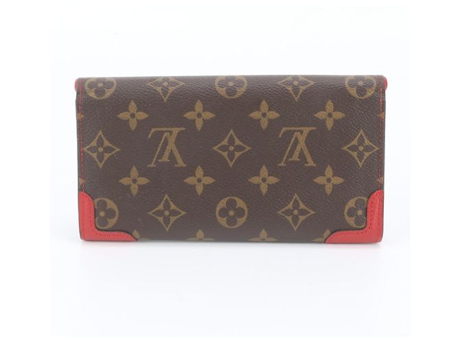 Louis Vuitton Monogram Portefeuille Sarah Retiro Long Wallet Fuschia - vista 2