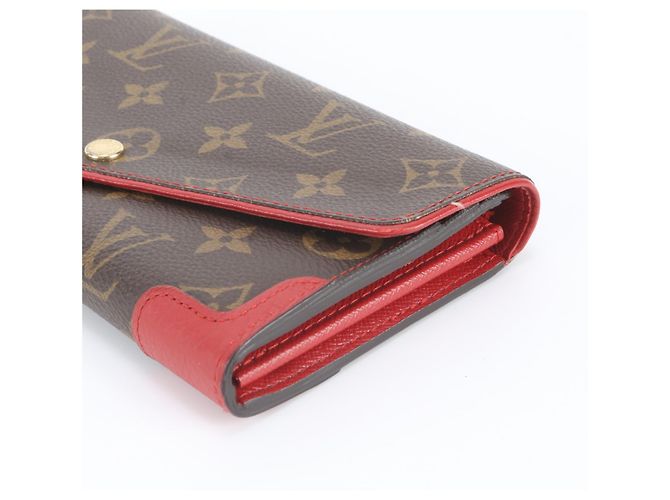 Louis Vuitton Monogram Portefeuille Sarah Retiro Long Wallet Fuschia - vista 3
