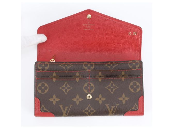 Louis Vuitton Monogram Portefeuille Sarah Retiro Long Wallet Fuschia - vista 6