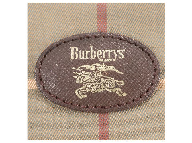 Borsa Tote in pelle Burberry Nova Check Marrone - vista 11