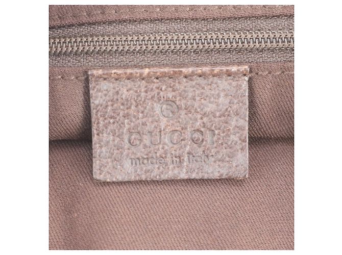 Borsa a tracolla Gucci GG Canvas Abbey in pelle Marrone - vista 8