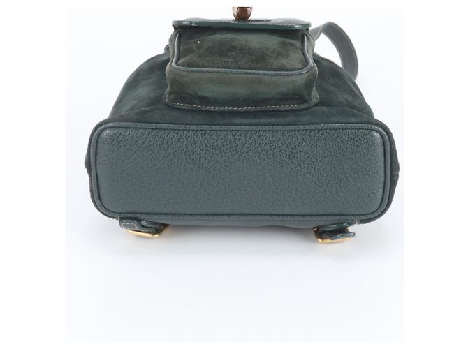 Zaino e Borsa a Tracolla 2-in-1 Gucci Bamboo Verde - vista 6