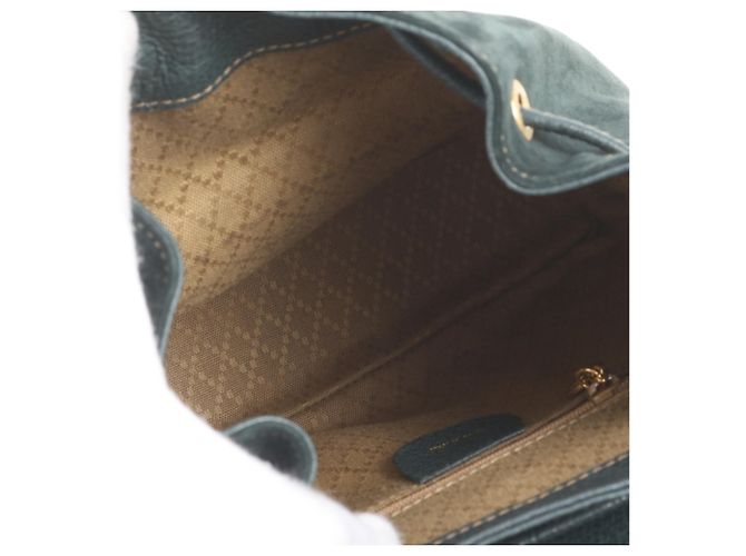 Zaino e Borsa a Tracolla 2-in-1 Gucci Bamboo Verde - vista 7