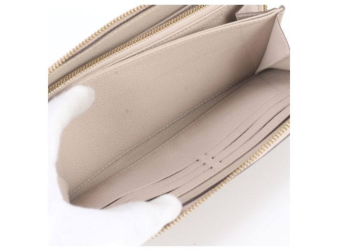 Louis Vuitton Zippy Lockme Leder-Langbörse mit RFID-Schutz Grau - Ansicht 10