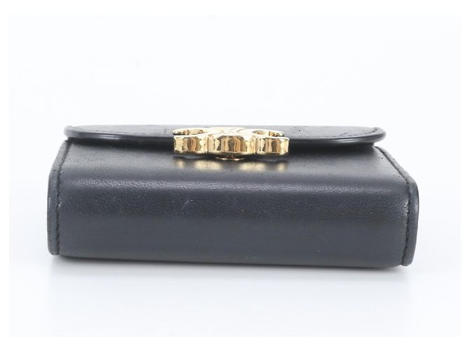 Céline Cartera Small Flap de Celine en Piel Negra Negro - vista 5