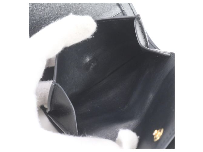 Céline Cartera Small Flap de Celine en Piel Negra Negro - vista 9