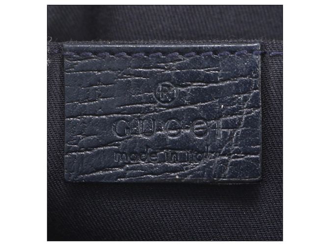 Borsa a tracolla 2-Way Gucci GG Supreme Sherry Line Blu navy - vista 12