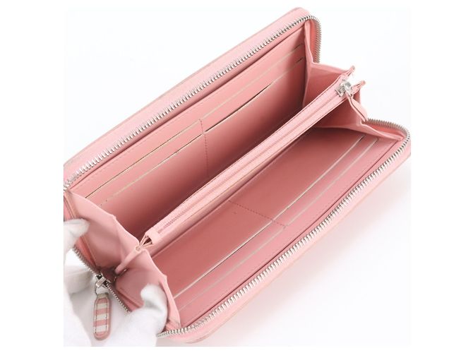 Chanel Caviar Leder CC Filigree Langbeutel Pink - Ansicht 6