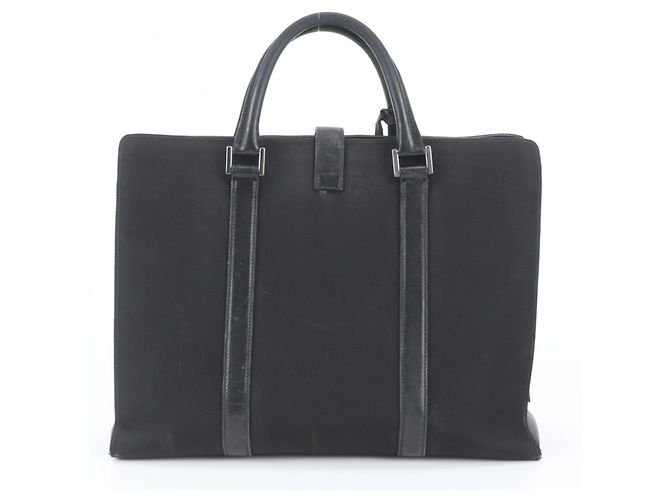 Bolsa Gucci em couro e nylon Preto - vista 3