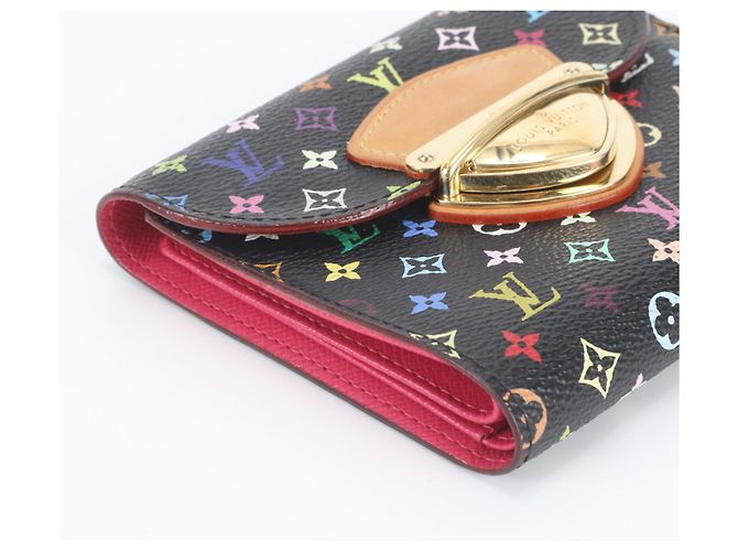 Louis Vuitton Monogram Multicolor Portefeuille Joy Wallet Red - view 4