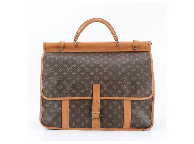 Bolsa Boston Louis Vuitton Monogram Cléber Marrom - vista 3