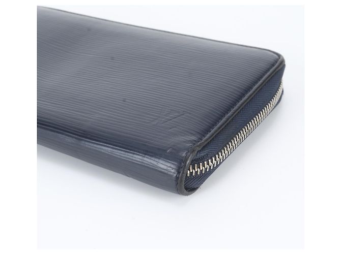 Portafoglio lungo Louis Vuitton Epi Zippy Organizer NM Blu navy - vista 3