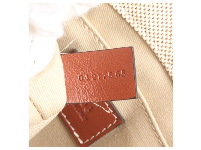 Chloé Woody Small Leder 2-Way Tasche Beige - Ansicht 10