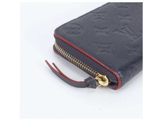Portafoglio Zippy Monogram Empreinte Louis Vuitton Rosso - vista 4