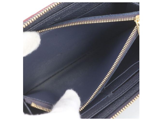 Portafoglio Zippy Monogram Empreinte Louis Vuitton Rosso - vista 9
