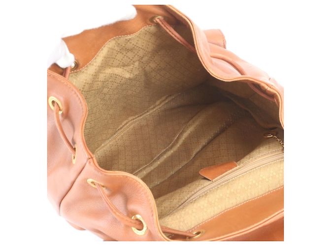 Zaino e borsa a tracolla Gucci Old Bamboo in pelle Marrone - vista 7
