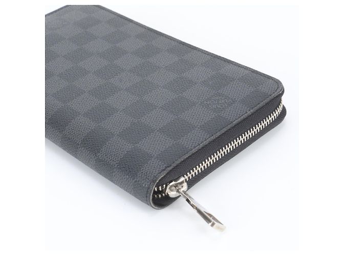 Louis Vuitton Damier Graphite Zippy Organizer Preto - vista 3
