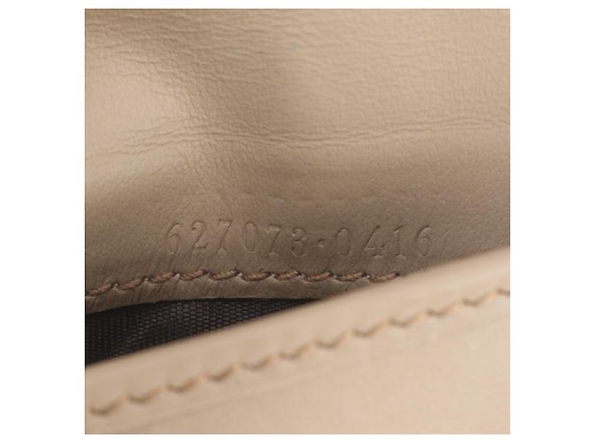 Cartera tri-fold de piel Gucci GG Supreme Dionysus Castaño - vista 10