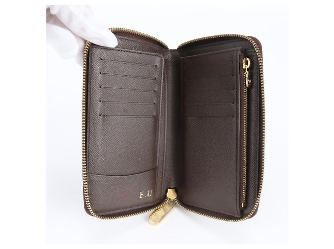 Louis Vuitton Damier Zippy Compact Geldbörse Damier ebene - Ansicht 6