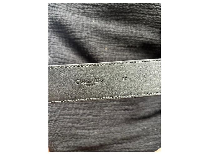 Christian Dior Ledergürtel mit Saddle-Tasche Schwarz - Ansicht 8