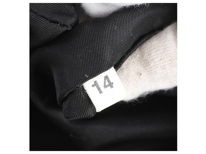 Borsa a tracolla in pelle e nylon Tessuto con logo triangolare Prada Nero - vista 9